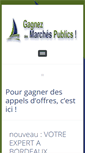 Mobile Screenshot of expertmarchespublics.com